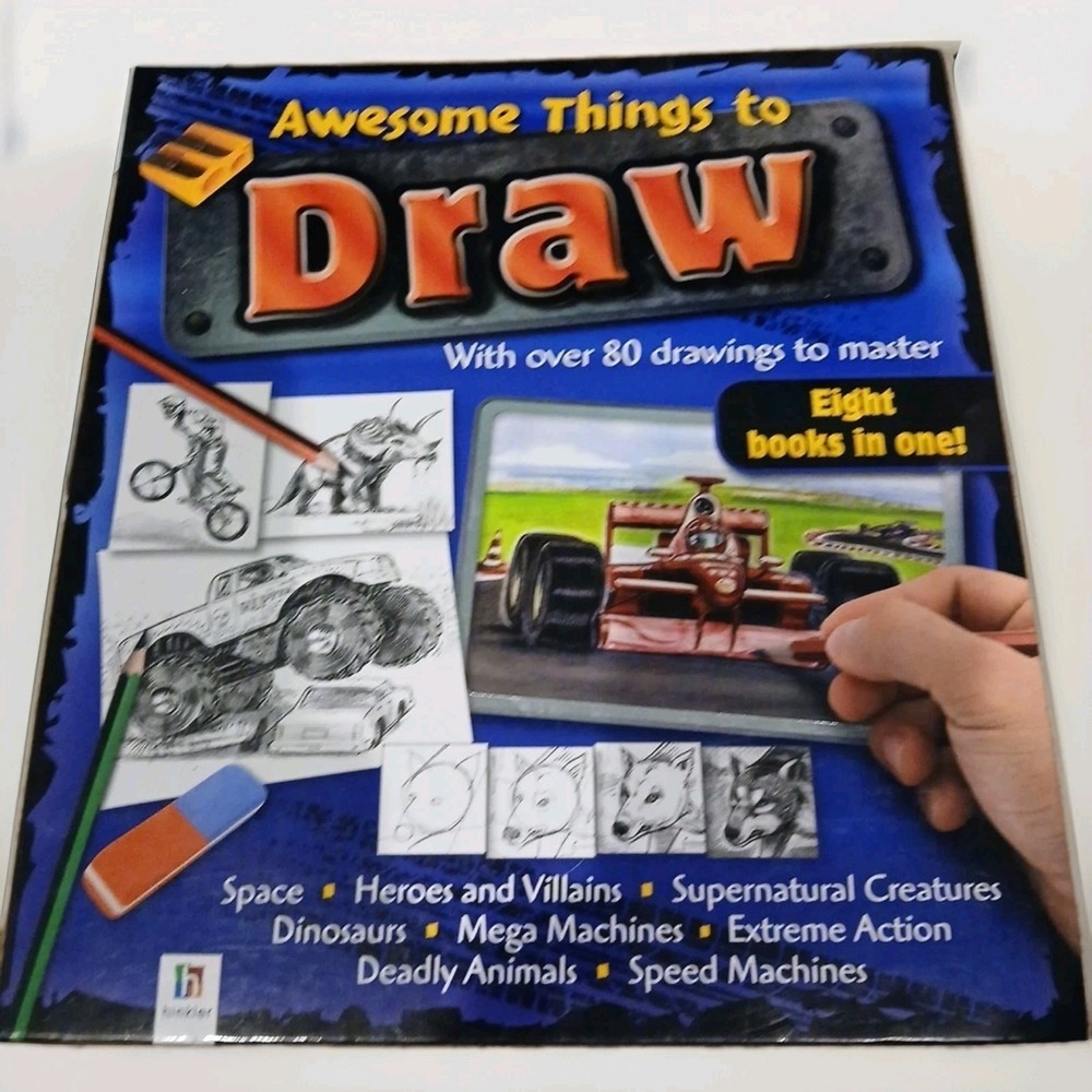 Kids Drawing Activity Book 8‎ in 1 Learn to Draw Art Workbook Children New